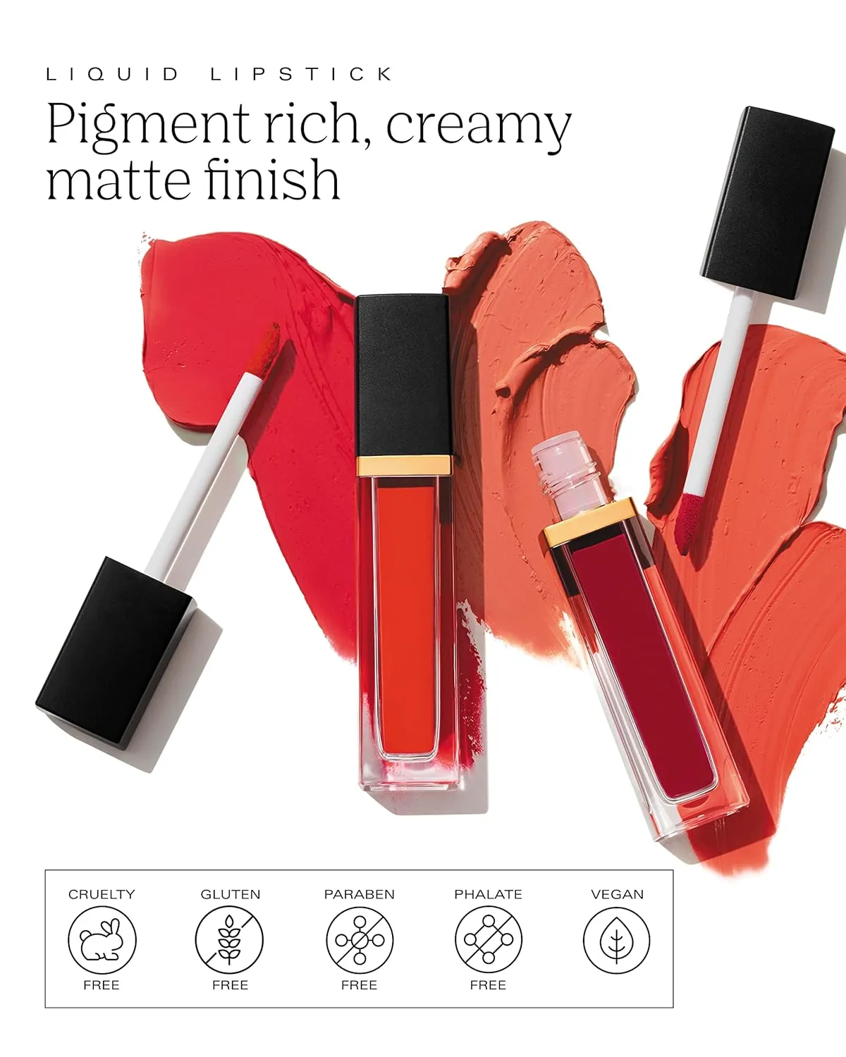 | Bold Aspirations Liquid Lipstick (Boom Boom Babe) | Highly Pigmented Smooth Matte Finish | Fushia Tone | Long Lasting, Non-Transfer, Hydrating Formula | Vegan | Cruelty-Free | .14 oz