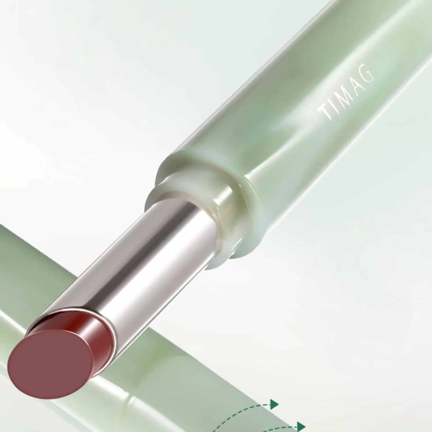 1 PC Caitang Lip Care Jelly Lipstick Solid Lip Gloss Jelly Lipstick, Mirror Effect Jelly Lipstick, Light Weight Velvet Jelly Lipstick (211#, 2.1g)