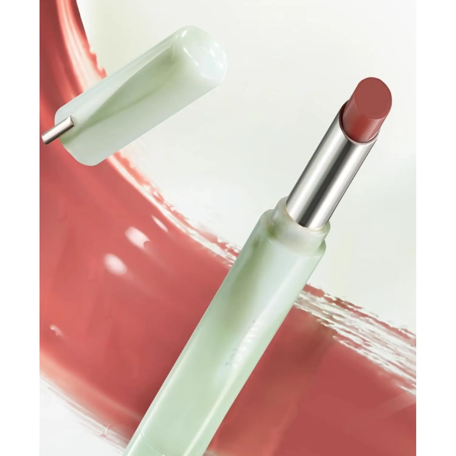 1 PC Caitang Lip Care Jelly Lipstick Solid Lip Gloss Jelly Lipstick, Mirror Effect Jelly Lipstick, Light Weight Velvet Jelly Lipstick (211#, 2.1g)