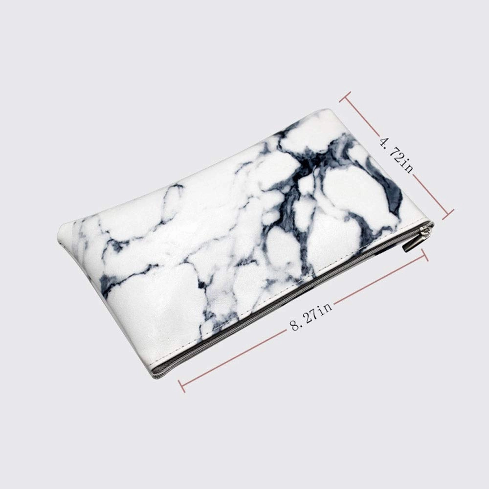 10 Piece Marble Makeup Brush Set Brush Holder, Advanced Synthetic Foundation Powder Concealer Eye Shadow Facial Makeup Brush Set(Color1)