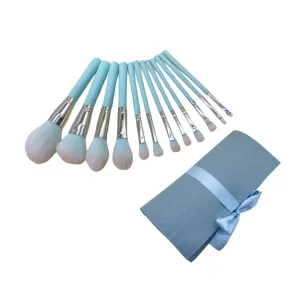 12pcs Makeup Brush Set Frosted Handles for Blending and Contouring for Daily Use and Festival Makeup Includes Premium Tools for Face and Eyes