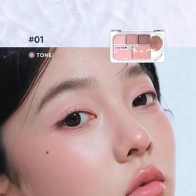 1 PC NEW Juduo 6 Color Eyeshadow Palette, All in One Silky Smooth Pigmented Shimmer Matte Creamy Highlighter Blusher Eyeshadow Palette, 8g (#01, 8g)