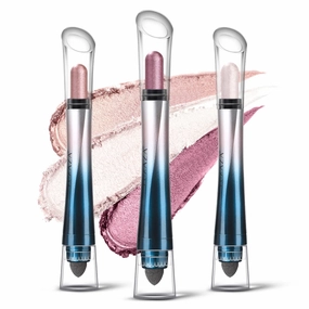 24H Long Lasting Purple Pink Cream Eyeshadow Stick, 3 PCS