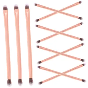 24pcs Double-headed Makeup Brush Handles for Eyeshadow Nose Contouring and Highlighter Comfortable Grip and Versatile Cosmetic Tools for Effortless Application