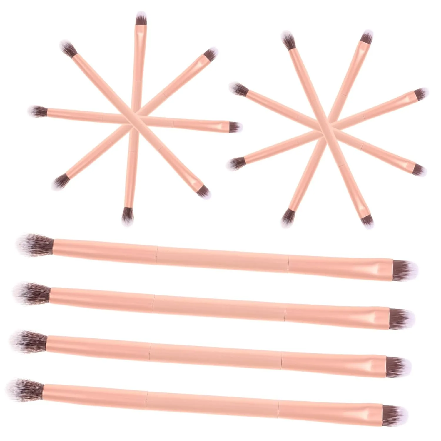 24Pcs Dual Ended Eye Shadow Brush for Women Lightweight and Portable Makeup Tools Versatile Design for Powder Application for All Eye Makeup Needs