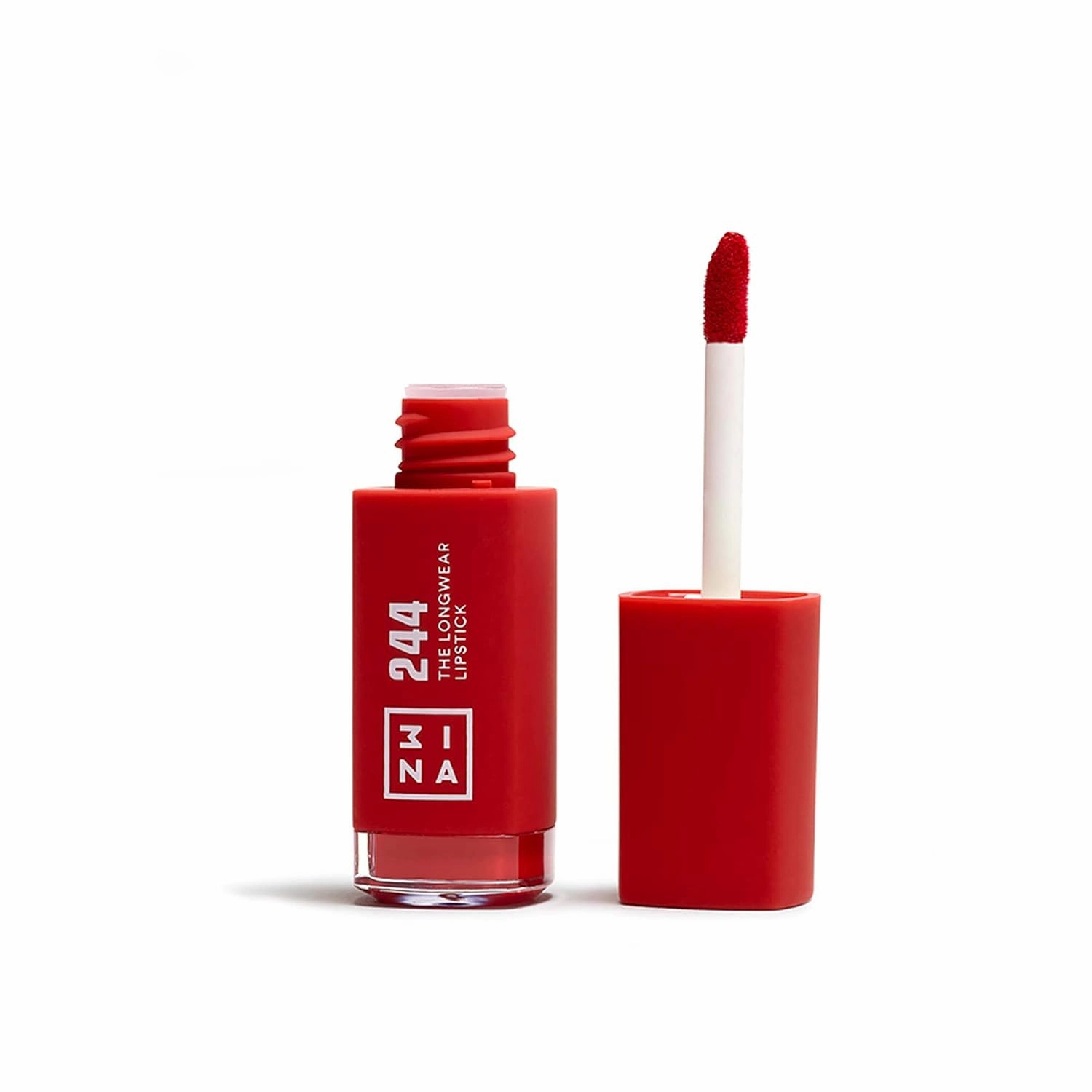 3INA the Longwear Lipstick Long-lasting Liquid Lipstick Shade 244 - Red 6 Ml