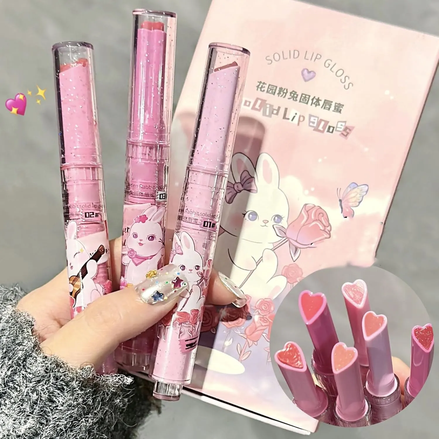 3PCS Light Lipgloss Set, Lip Oil, Lip Gloss Set for Teens, Girls & Daily Makeup & All Age Groups (2g*3)