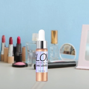 3x Liquid Highlighter Brightening Face Contours Blend with Foundation And Makeup Shimmer Versatile