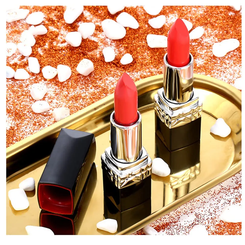 6 Colors Matte Liquid Lipstick, Ladies Matte Liquid Lipstick Long Lasting Waterproof Velvet Moisturizing Lipstick Long-Wearing and Hydrating Lip Gloss Set Pigmented Lip Makeup for Girls and Women Gift (740#)