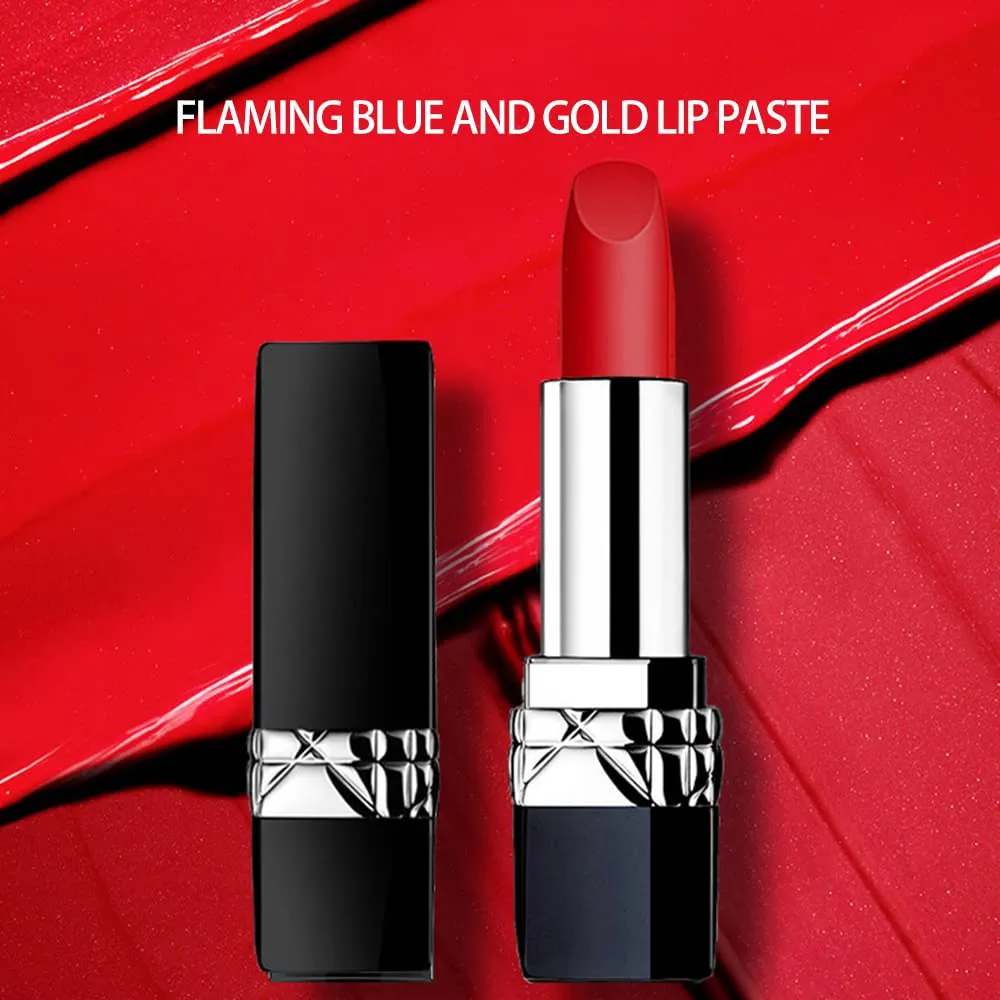 6 Colors Matte Liquid Lipstick, Ladies Matte Liquid Lipstick Long Lasting Waterproof Velvet Moisturizing Lipstick Long-Wearing and Hydrating Lip Gloss Set Pigmented Lip Makeup for Girls and Women Gift (740#)