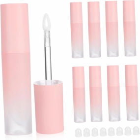 8 Pcs Empty Tube of Lip Gloss Lip Gloss Tubes Lip Balms Lip Gloss Tube Refillable Plumping Applicator Lip Tint Matte Lip Gloss Bottles Containers Stick Stain Plastic