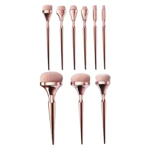 9Pcs Professional Makeup Brush Stylish Handles Durable Bristles for Beginners present for Makeup Lovers Mother Day Valentine Day
