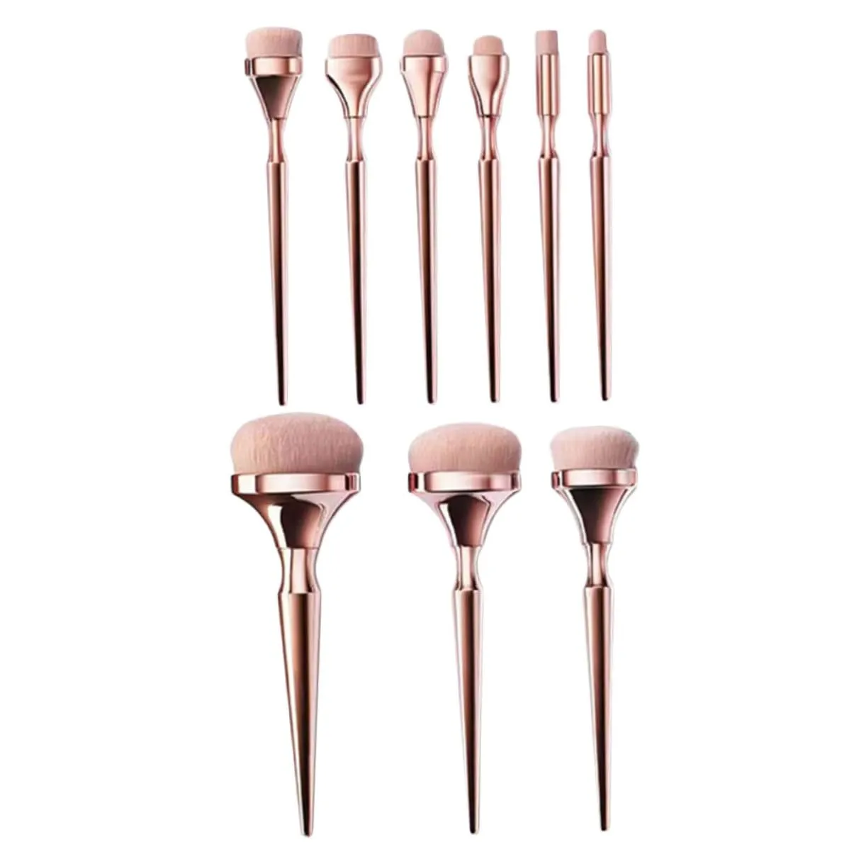 9Pcs Professional Makeup Brush Stylish Handles Durable Bristles for Beginners present for Makeup Lovers Mother Day Valentine Day