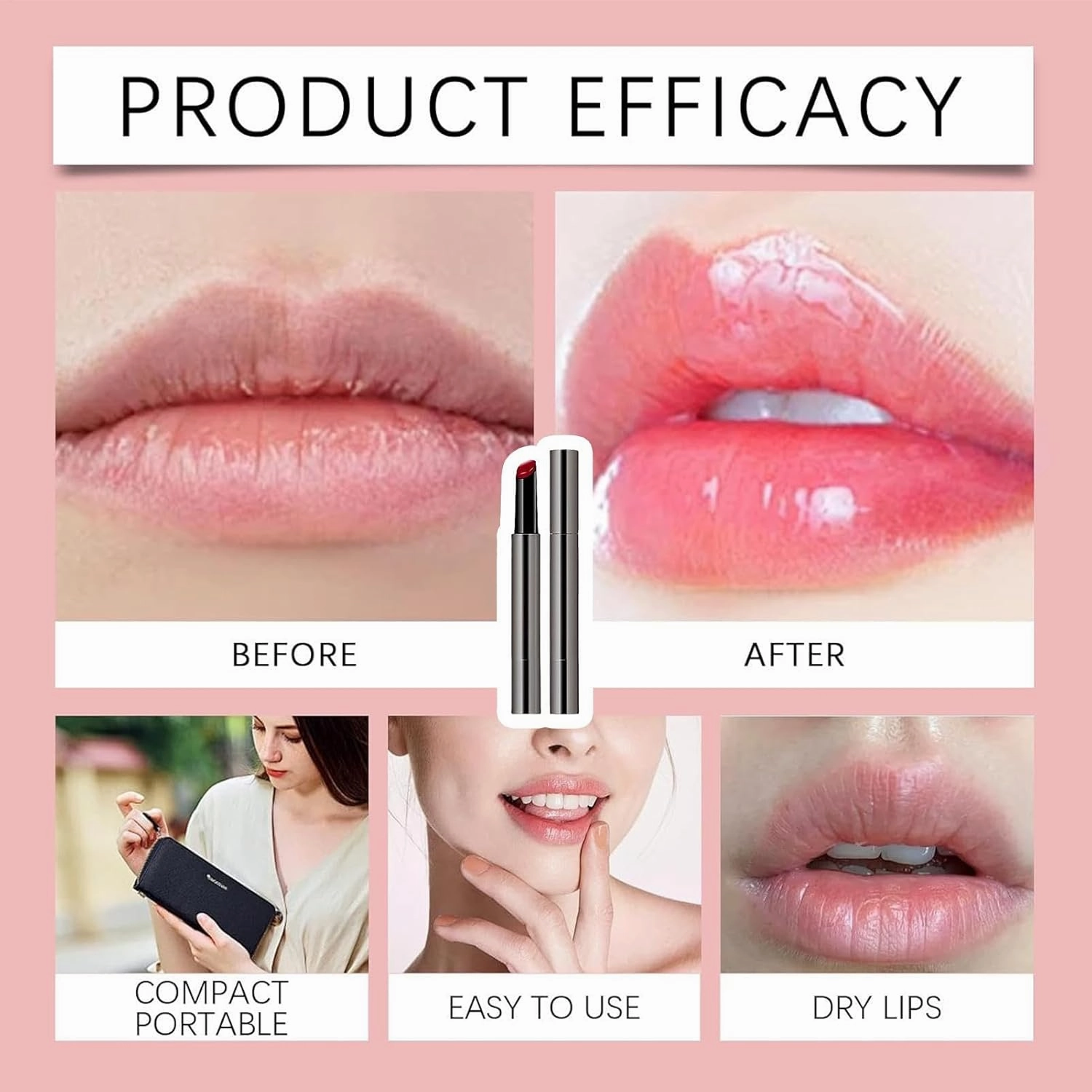 A-ztk Melty-kiss Jelly Gloss Lipstick, 1.9g High-Shine Mirror Lip Gloss, Long-Lasting Lip Stain with Natural Ingredients, Moisturizing Not Fade Lipgloss Lip Tint Set, for Women