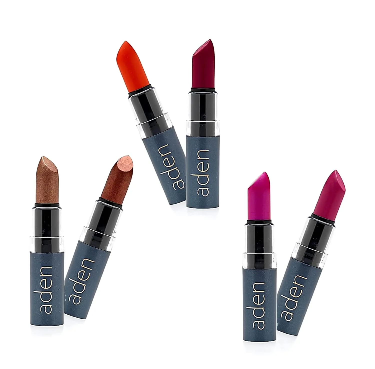 aden Hydrating Lipstick – 3.5gr – Non-Smudging & Light weight – Highly Pigmented & Long Lasting – MADE IN ITALY (27 Magic Fuchsia)