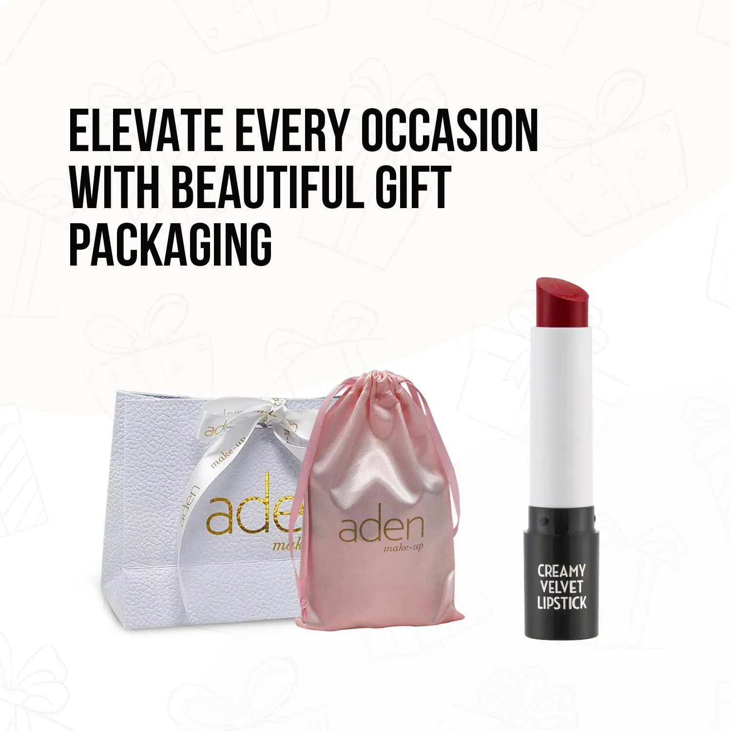 aden Velvet lipstick – Highly Pigmented – Durable & Hydrating – Creamy & Smooth (06 Rose Quartz)