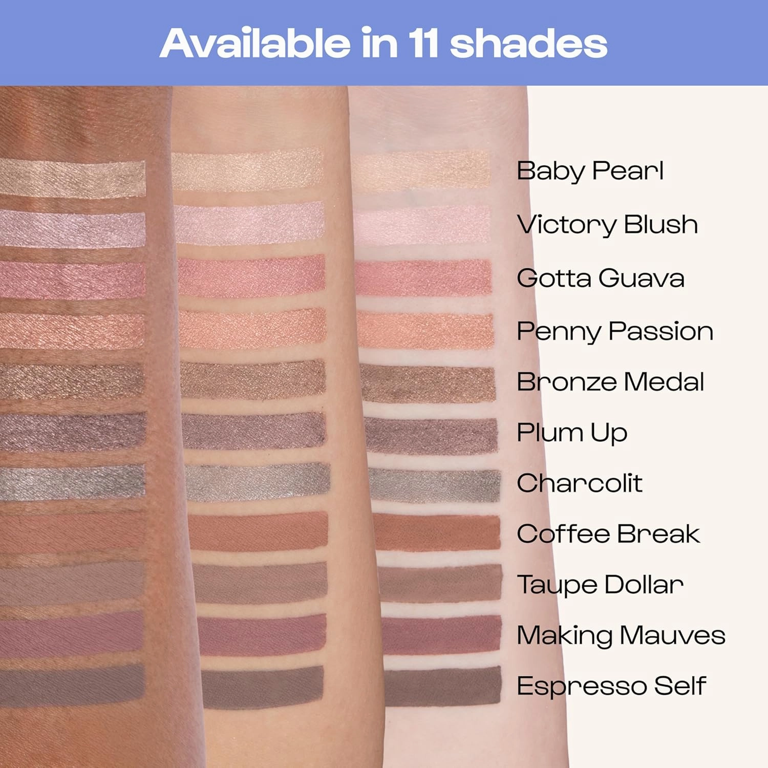 ALLEYOOP 11th Hour Waterproof Cream Eyeshadow Stick – Long-Lasting Eye Shadow Pencil & Eyeliner, Cream to Powder Stick & Highlighter – Smudge-Proof Eyeshadow Shimmer, Plum Up Shimmer