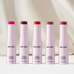 AMI COLÉ Holiday Desert Date Cream Makeup Multistick, Blush Contour, Lipstick for Women, Blush Stick, Lip and Cheek Tint, Highlighter (Multi Shade Bundle)