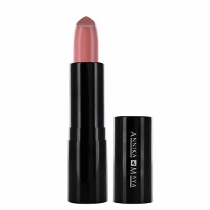 Annika Maya Hydrating Cream Lipstick, Fragrance Free, Made in the USA (Lustrous Latte)