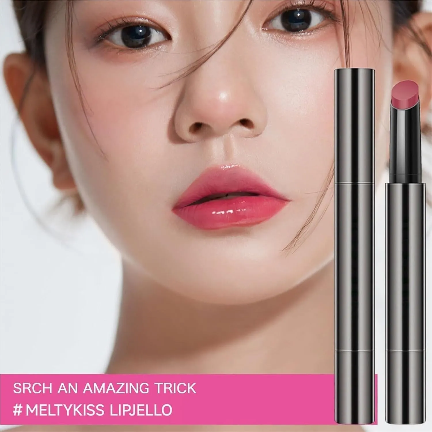 Aztk Meltykiss Jelly Gloss Lipstick, Mirror Hydrating Lip Gloss, Aztk Lipstick, Aztk Moisturizing Melty Kiss Lip Jelly, Waterproof Non-Fading Lipstick Lip Gloss (MJ103 MJ104)
