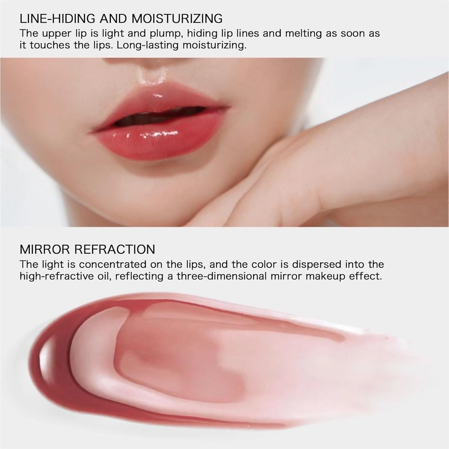 Aztk Meltykiss Jelly Gloss Lipstick, Mirror Hydrating Lip Gloss, Aztk Lipstick, Aztk Moisturizing Melty Kiss Lip Jelly, Waterproof Non-Fading Lipstick Lip Gloss (MJ201 MJ202)