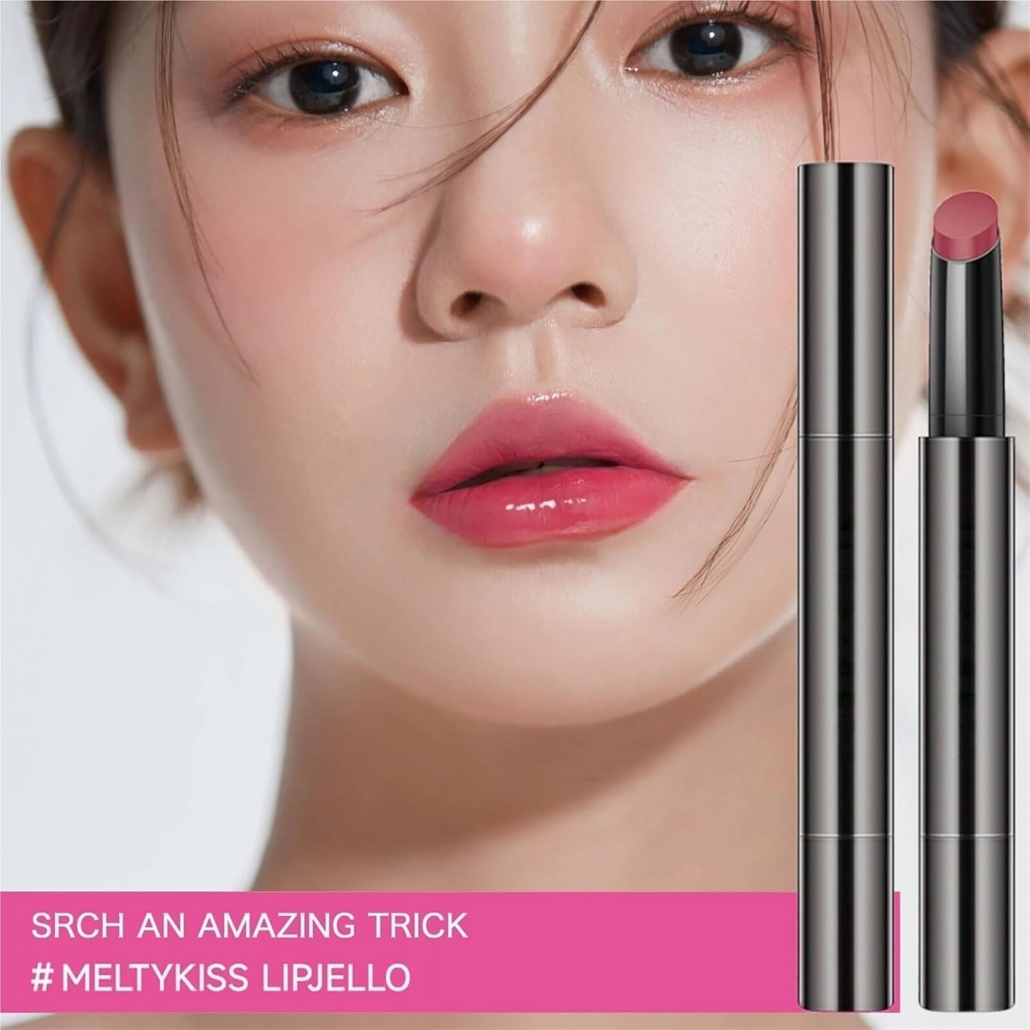 Aztk Meltykiss Jelly Gloss Lipstick, Mirror Hydrating Lip Gloss, Aztk Lipstick, Aztk Moisturizing Melty Kiss Lip Jelly, Waterproof Non-Fading Lipstick Lip Gloss (MJ201 MJ202)