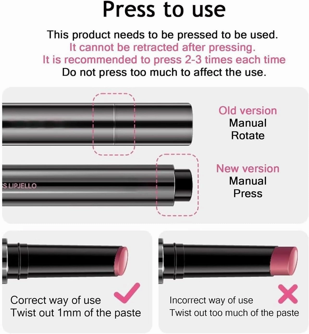 Aztk Meltykiss Jelly Gloss Lipstick, Mirror Hydrating Lip Gloss, Aztk Lipstick, Aztk Moisturizing Melty Kiss Lip Jelly, Waterproof Non-Fading Lipstick Lip Gloss (MJ201 MJ202)