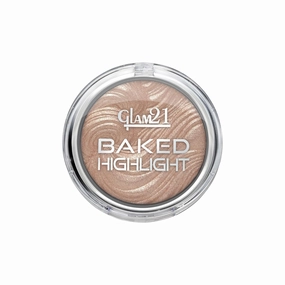Baked Highlighter|Silky Pigments|Mettalic Finish|Long Lasting Shimmer Look|Creamy Texture|Highly Blendable,Long Wear|Suitable for All Skin Type|8gm(SHADE 03)