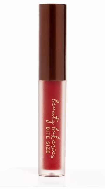 Beauty Bakerie Bitesized Lip Whip Liquid Lipstick for Women, Hydrating Moisturizer Lip Gloss Lip Tint, Long Lasting Waterproof Lip Stain Matte or Metallic, 2.5mL, Mon Cheri
