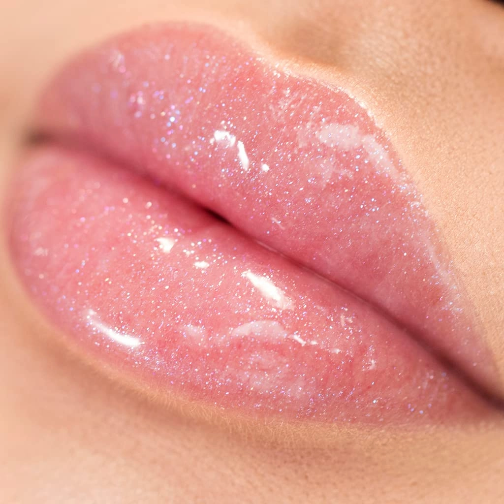 Beauty Bakerie Lip Gloss High Shine Lip Whip Liquid Shimmer Lipstick, Cruelty Free, Vegan Lipgloss for Women, 3.5mL, Enchanted Jelly