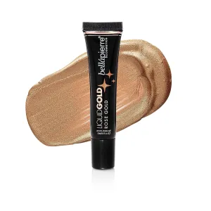 bellapierre Liquid Gold Shimmering Highlighter | Lightweight Radiant Makeup Adds Shimmer and Shine | Non-Toxic and Paraben Free - 0.5 Fl. Oz. (Rose Gold)