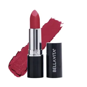 B.ELLAVI.TA Comfort Matte Bullet Lipstick| Intense Colour| Creamy Matte Finish| Intense Moisturisation| Smooth Glide| Lipsticks for Women| 4 Hr Stay, Pink Pout, 4.2 gm