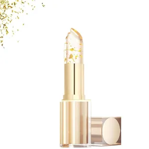 Beneficial Lipstick, Beneficial Lip Stain, Levora Color Changing Lipstick, Labial Cambia De Color De Levora, Transferproof Colors Changing Lipsticks, Colors Changing Lipsticks Gold Foil (1pcs)