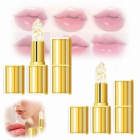 Benefician Lipstick, Beneficial Lip Stain, Imaginary1lipstick, Color Changing Lipstick with Flakes, Moisturizing Glossy Shine Lip Gloss, Vegan & Lightweight (2)