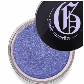 Blue Purple Loose Powder Eyeshadow - Organic Mineral Makeup, Eyeshadow Palette, Highlighter Makeup, Shimmer & Matte Finish, Non-Toxic, Loose Pigment, Glitter Eyeshadow