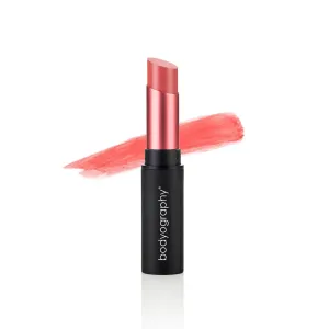 Bodyography Fabric Texture Lipstick - Long Lasting and Smudge-Proof Lip Liner - Creamy and Smooth Lip Makeup with Coconut Oil