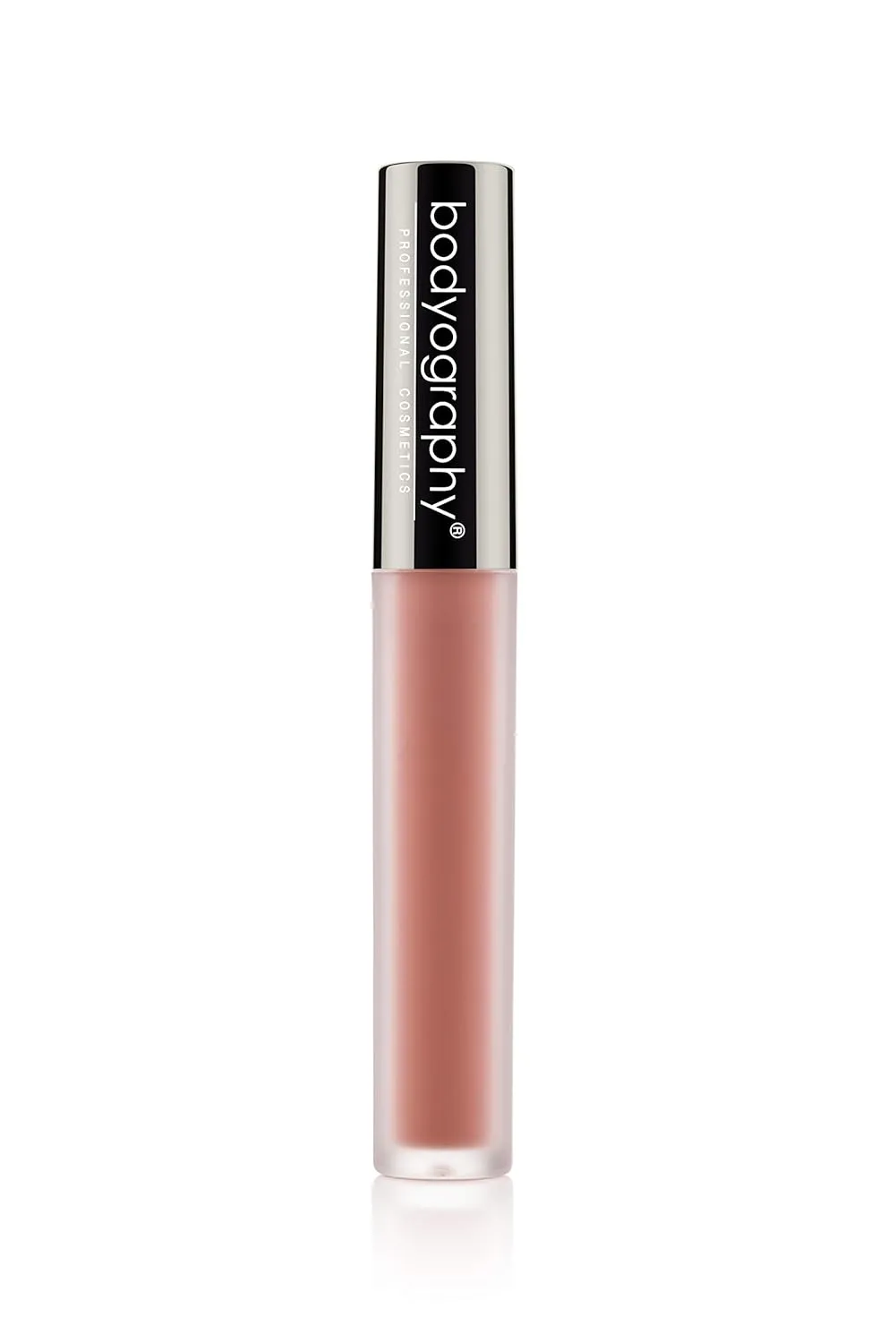 Bodyography Lip Lava Liquid Lipstick - Long-Lasting Lipstick - Bright and Bold (Exposed (Matte Light Coral Nude))