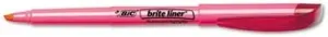 Brite Liner Highlighter, Chisel Tip, Fluorescent Pink Ink, 1 Dozen, Sold as 12 Each