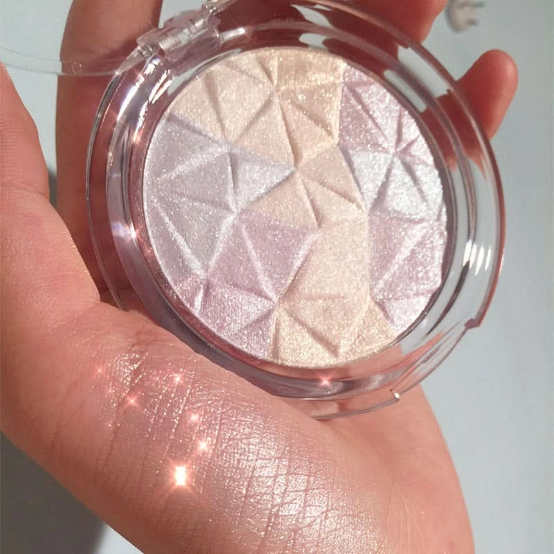 Bueqcy Crystal Diamond Highlighter Powder – Shimmer & Glow Contour for Radiant Skin