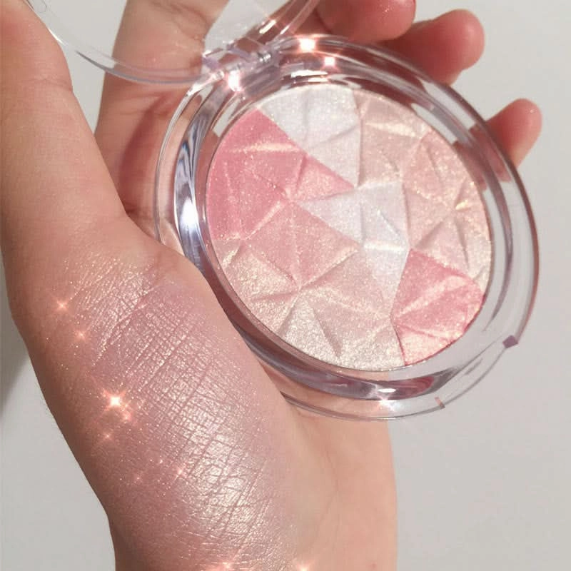 Bueqcy Crystal Diamond Highlighter Powder – Shimmer & Glow Contour for Radiant Skin