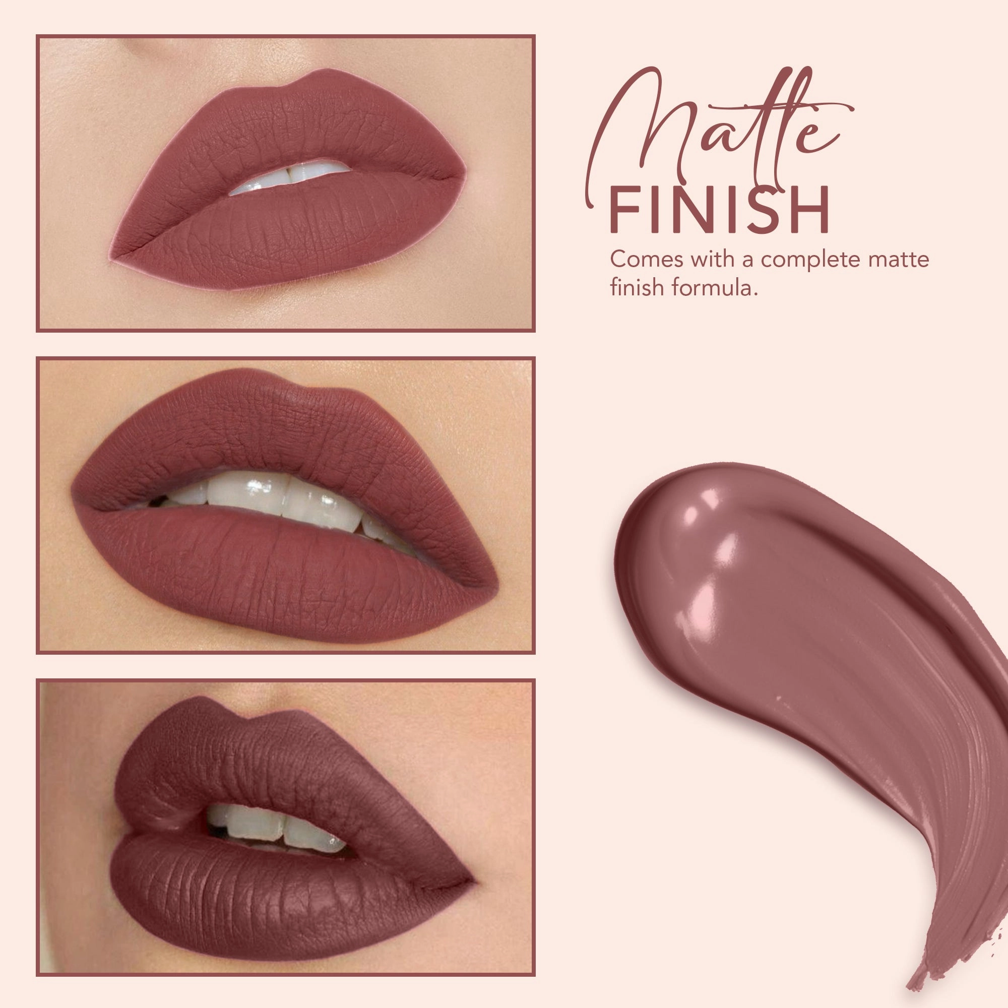 Carlton London Liquid Matte Lipsticks, Matte Finish & Non-Sticky - 3ml