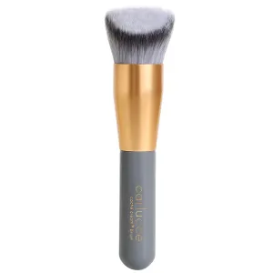 Carlucce Cream Makeup Brush - Foundation Brush for Liquid Makeup, Multifunctional Geometric Makeup Brush for Blending, Contouring, and Highlighting, Soft, Vegan and Made in USA - Cache Brush Cream