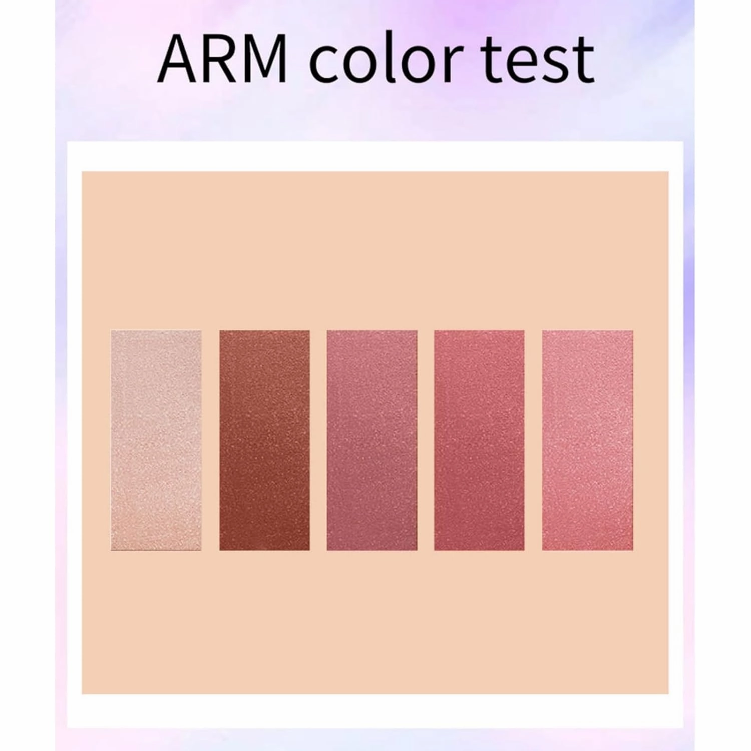 Carved Rose Blush & Highlighter Palette - Pressed Powder with Floral Embossing, Monochromatic Shimmer for Cheeks & Eyes, Vegan & Cruelty-Free (#02, Rose Blush)