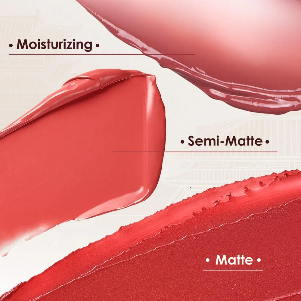 Catkin Semi-Matte Lipstick Hydrating High Impact Color Infused with Vitamin E and Avocado Oil Smooth Soft Texture Long Lasting Matte Finish 158