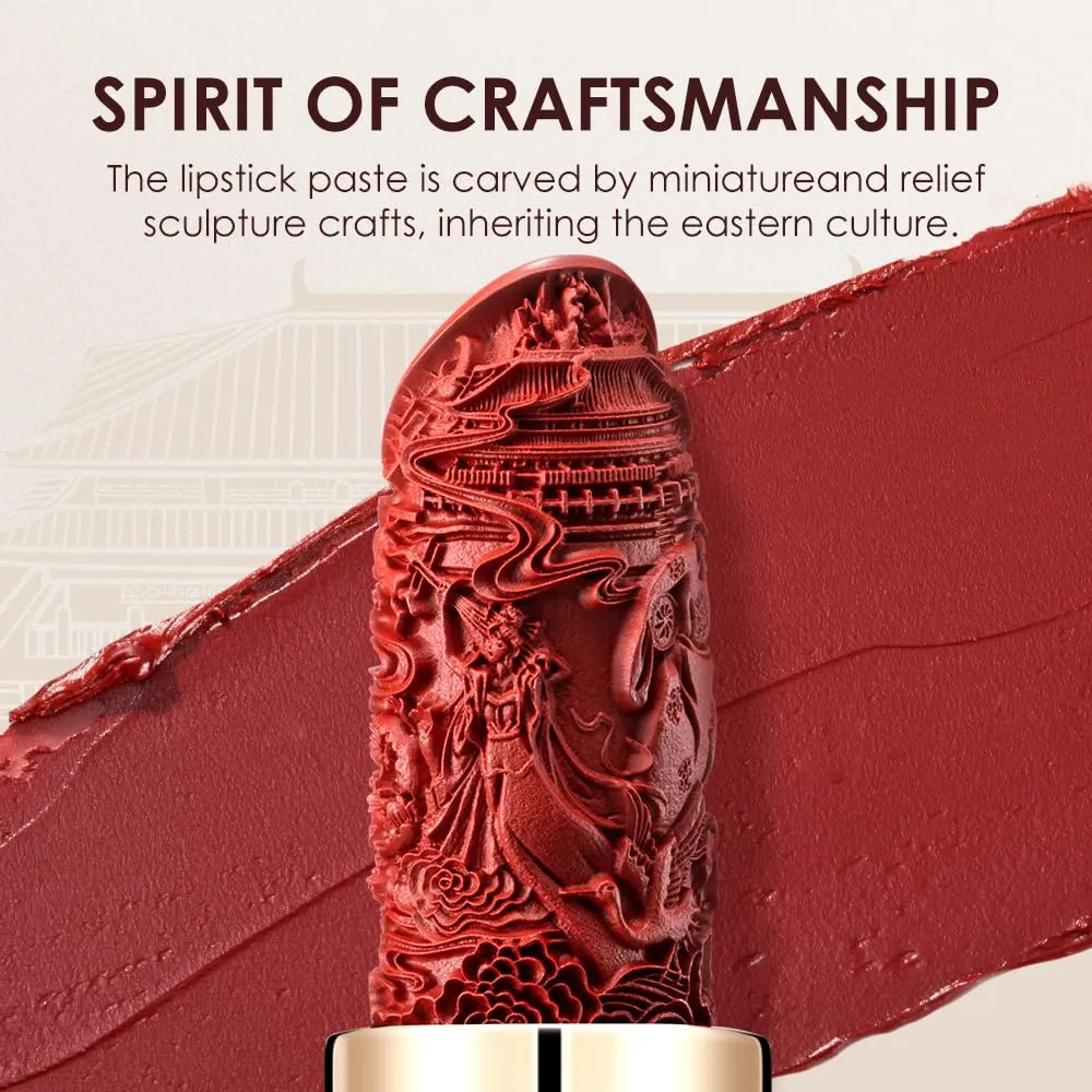 Catkin Semi-Matte Lipstick Hydrating High Impact Color Infused with Vitamin E and Avocado Oil Smooth Soft Texture Long Lasting Matte Finish 158