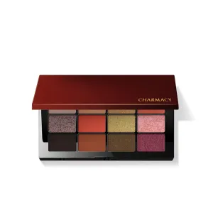 CHARMACY 12 Colors Eyeshadow Palette, Metallic High Pigment Matte Shimmer Eye Shadow Makeup, Long Lasting, Waterproof, Vegan & Cruelty Free