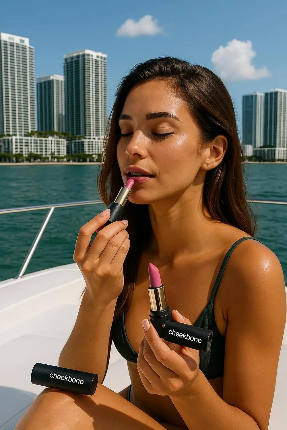 Cheekbone Sustain Lipstick – Clean, Vegan & Long-Lasting Lipstick – 4g / 0.14 oz – Available in Keyah, Aki, Askihk | Natural, Indigenous-Owned Beauty Brand (Askihk)