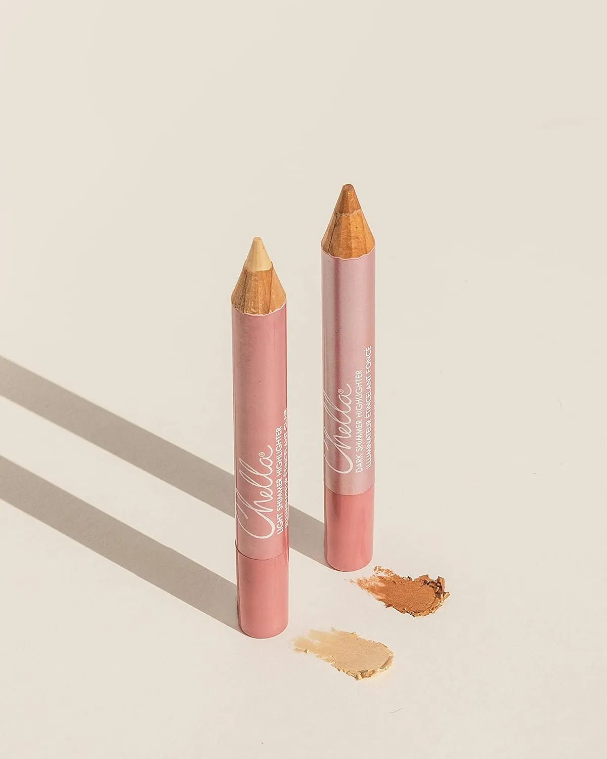Chella Highlighter Makeup Pencil - Vegan, Cruelty Free, Paraben Free, Gluten Free - Use as a Highlighter, Concealer and Under Eye Liner (Dark Shimmer)