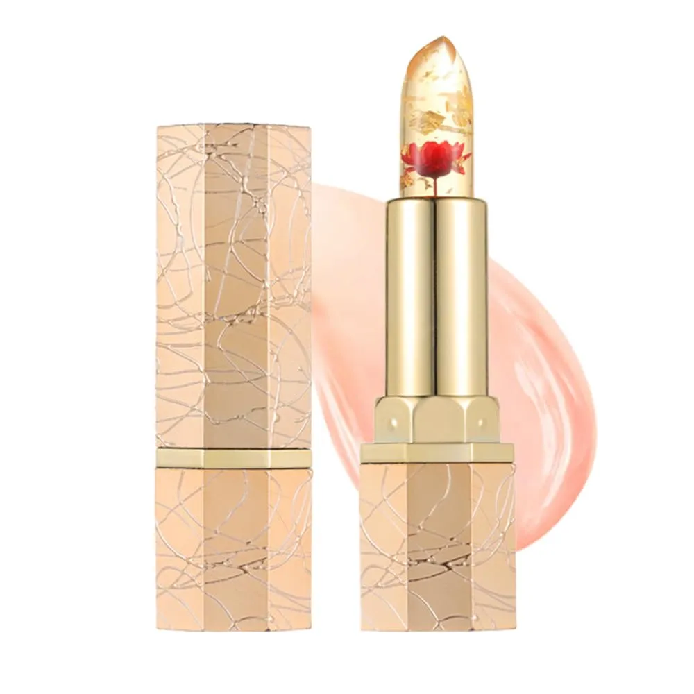 Color Changing Lipstick, 2025 New Gold Color Changing Lipstick for Women, Long Lasting Lip Gloss Moisturizing Lip Stain Makeup (02)