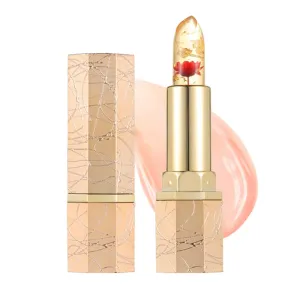 Color Changing Lipstick, 2025 New Gold Color Changing Lipstick for Women, Long Lasting Lip Gloss Moisturizing Lip Stain Makeup (02)